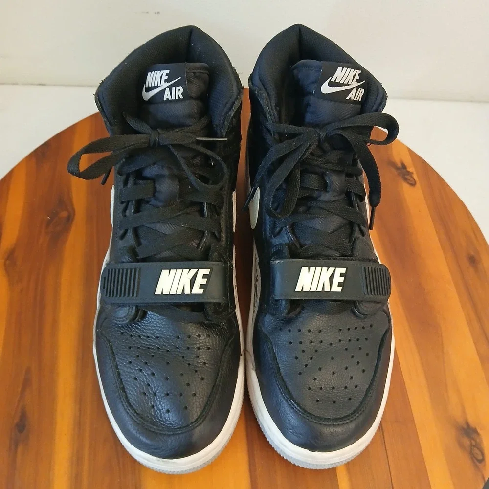 Jordan Legacy 312 Mens 9 Black White Shoes Sneakers AV2922-001